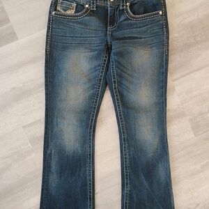 Maurices Dark Blue Boot Cut Jeans